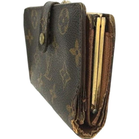 252121U Louis Vuitton Wallet Porte Monnaie Billets Viennois Brown Monogram - Picture 3 of 9